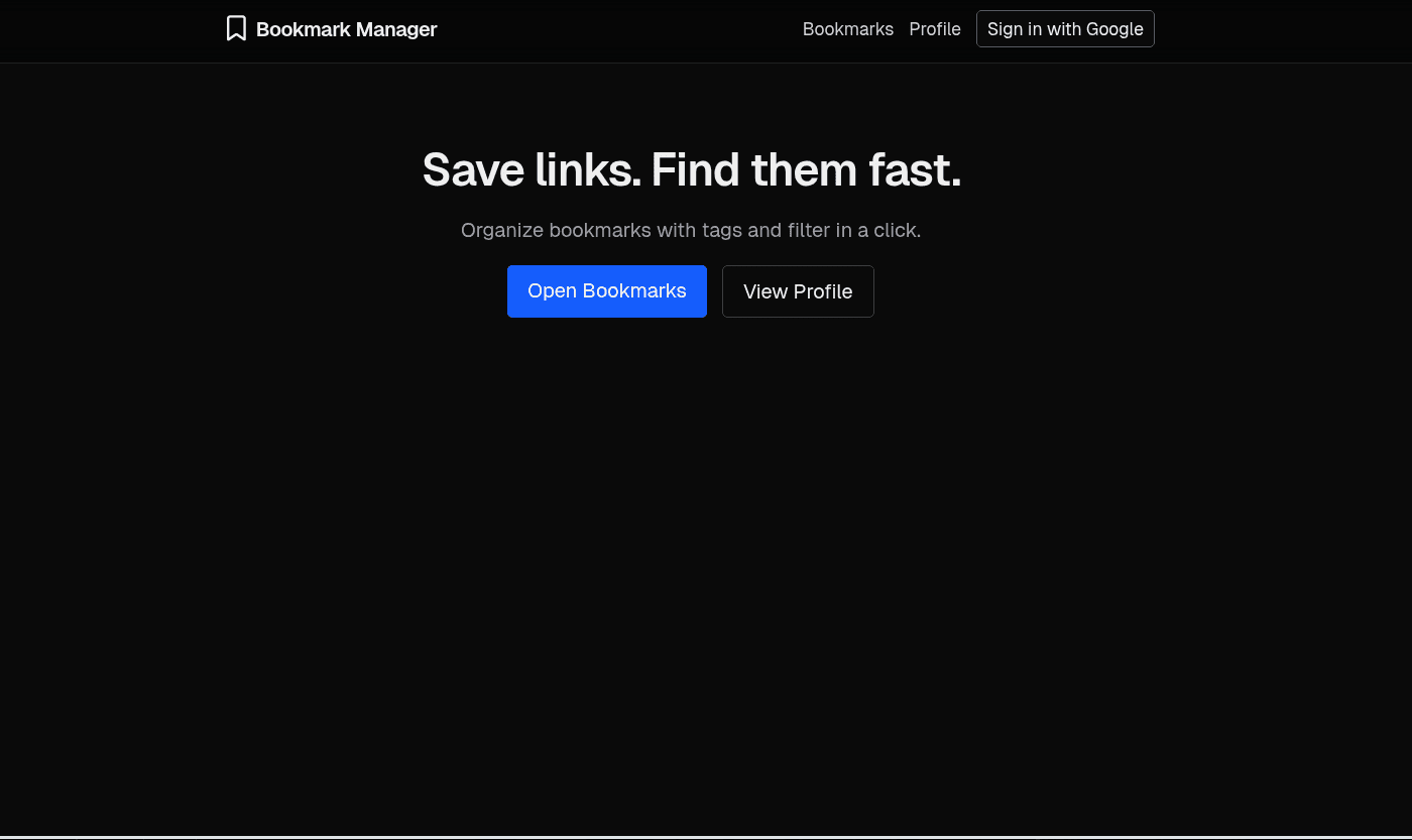 bookmark-manager